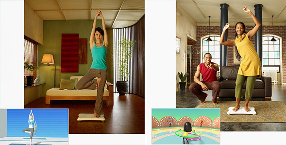 Wii fit - balance board - exercise