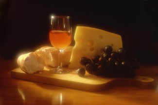 Wine and cheese
