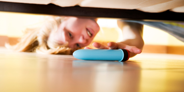 Woman and Vibrator