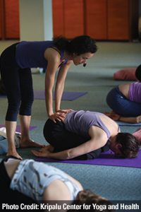 Yoga Student and Teacher