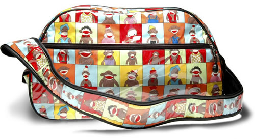  designer diaper bags from Cricket and Monkey 
