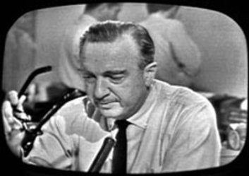Cronkite cried on the air reading the news of President Kennedy's death