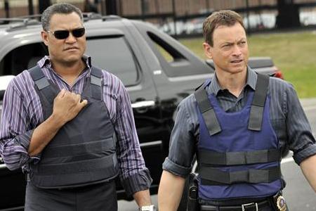 CSI's Fishburne and Sinise mean business on CBS Monday through Wednesday