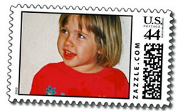 Custom postage stamp