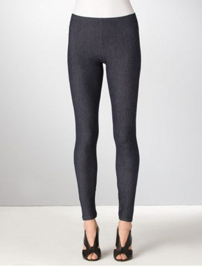 Denim leggings