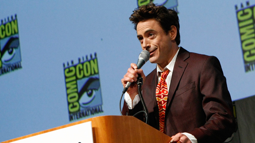 Downey does Comic Con