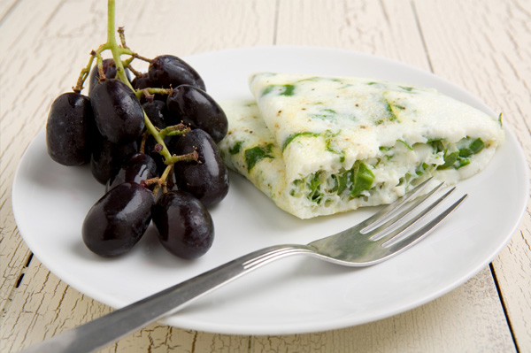 Egg white omlet