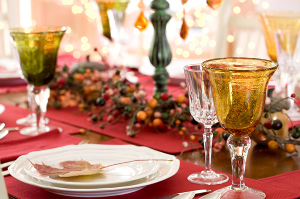 Elegant Holiday Place Setting