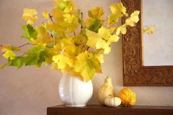 Fall flower arrangement