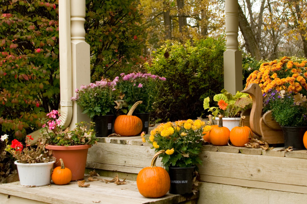 Decorate your front porch for fall