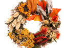 Beautiful fall decor on a shoestring