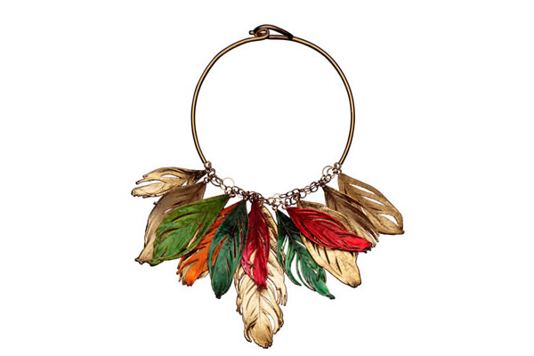 feather necklace