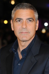 George Clooney for Haiti relief