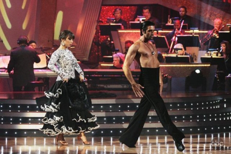 Cheryl Burke and Gilles Marini on Dancing with the Stars