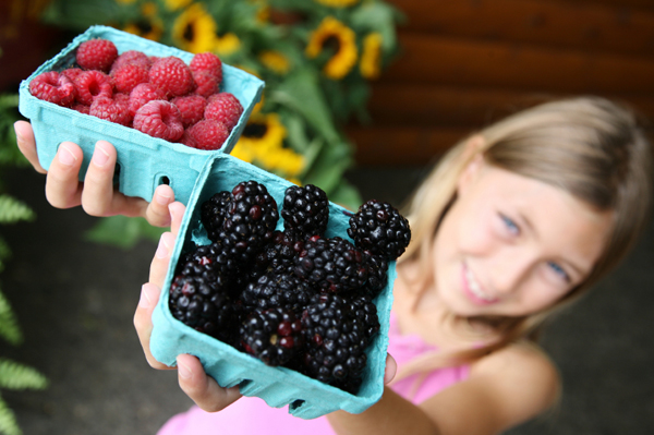 Girl at Farmer's Market