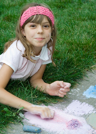 Girl with Chalk
