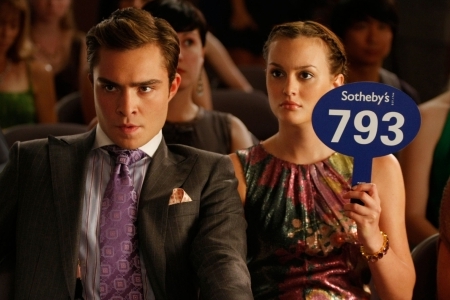 Ed Westwick and Leighton Meester in Gossip Girl
