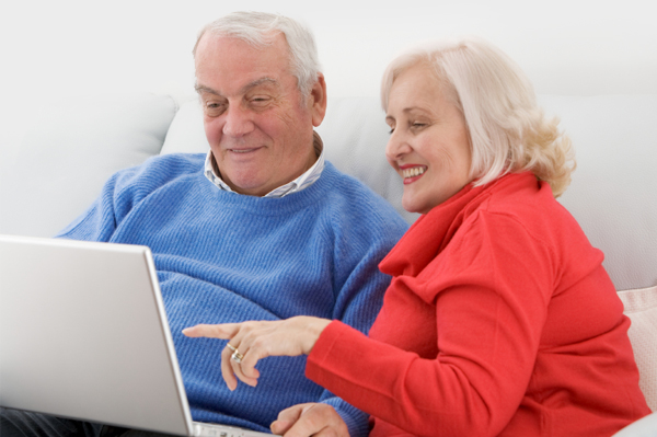 Grandparents on the internet