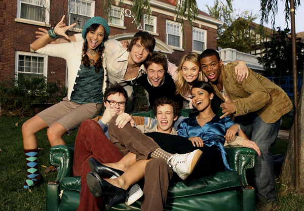 The cast of Greek, airing Mondays at 8 pm on ABC Family