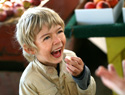 Serving organic food to your children