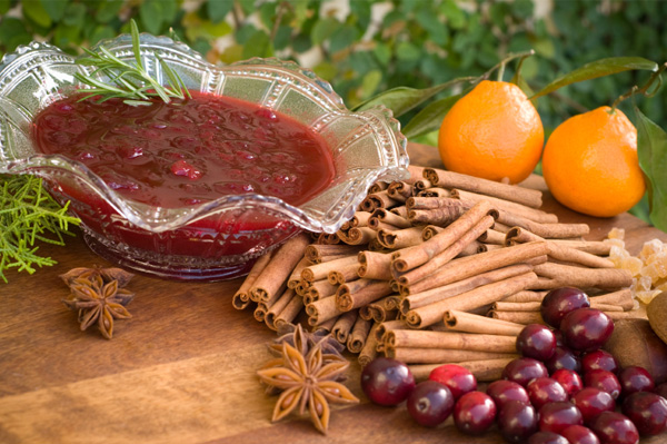 Homemade cranberry sauce