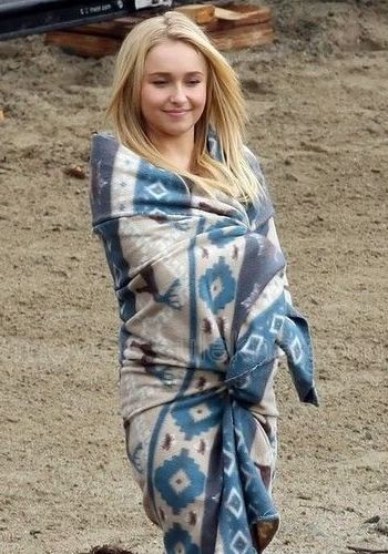 Hayden bundles up in the Vancouver cold