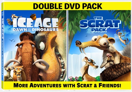 The Ice Age Dawn of the Dinosaurs Scrat Pack