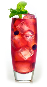 ZEN, White & Blue Iced Tea Cocktail 