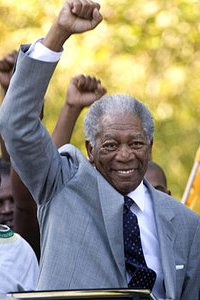 Morgan Freeman dishes Invictus