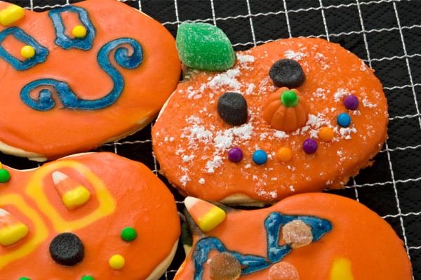 Jack-O-Lantern Cookies