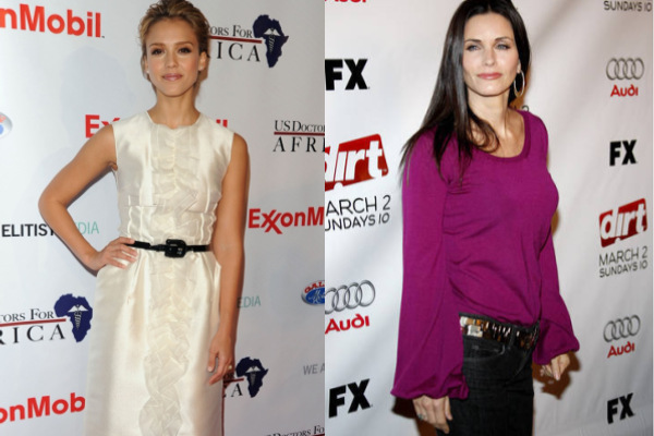 Jessica Alba and Courteney Cox Arquette