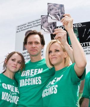 Jane and Jim Carrey with Jenny McCarthy speak out on autism