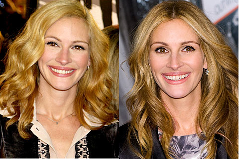 julia roberts hair 2011. julia roberts hair colour.