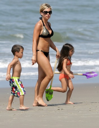 Kate and the kids take a break