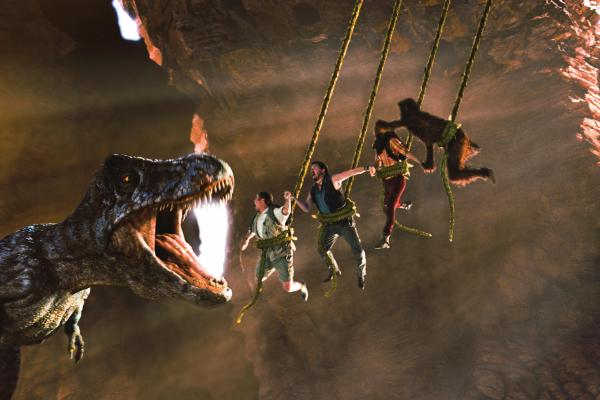 Swinging for their lives in Land of the Lost