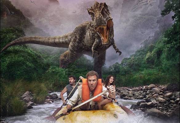 Will Ferrell paddles for his life in Land of the Lost