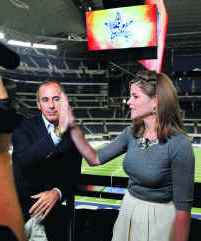 Jenna Bush and Matt Lauer