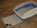 Cat litter box cover