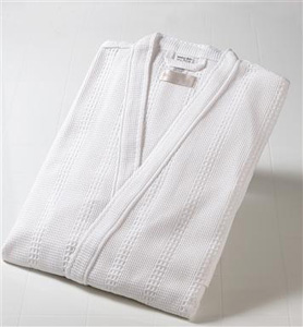 The Madison Collection French Cotton Kimono Robe 