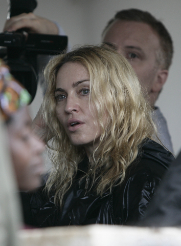 Madonna leaving the African country's high court