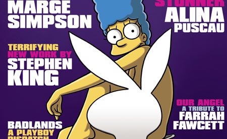 Marge Simpson does Playboy