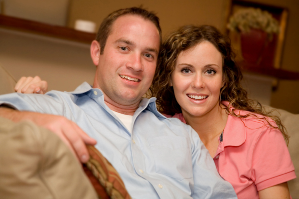 Married Couple on Couch