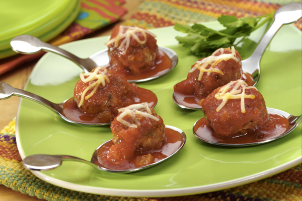 Meatballs with Chorizo and Cheese