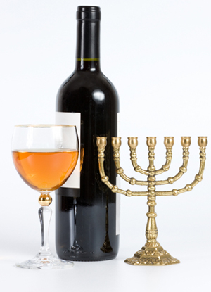 Menorah AND Wine