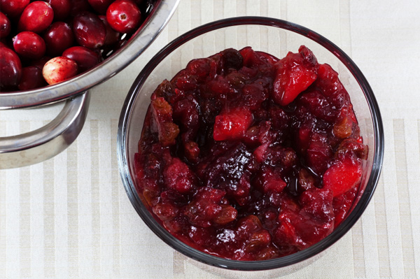 Microwave Cranberry Chutney