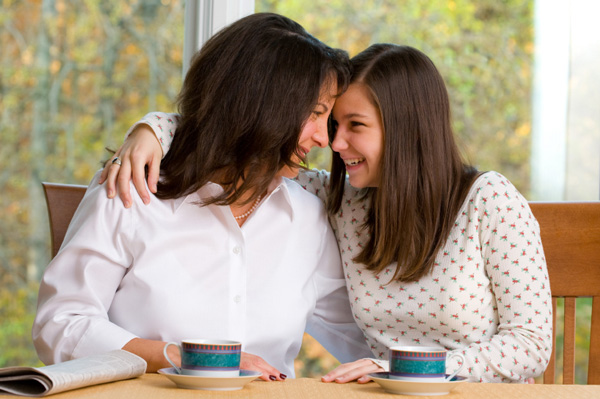 Mother and Teen Talking