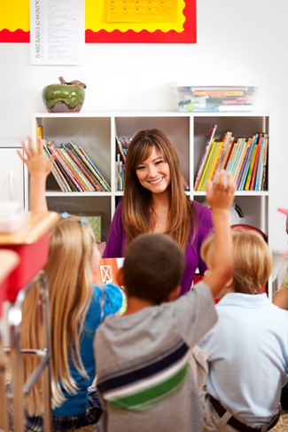 Mother Volunteering in Classroom