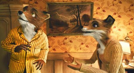George Clooney and Meryl Streep in Wes Anderson's Fantastic Mr Fox
