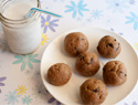 No-bake chocolate chip cookie dough bites