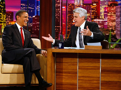 President Obama and Jay Leno on March 19 Tonight Show